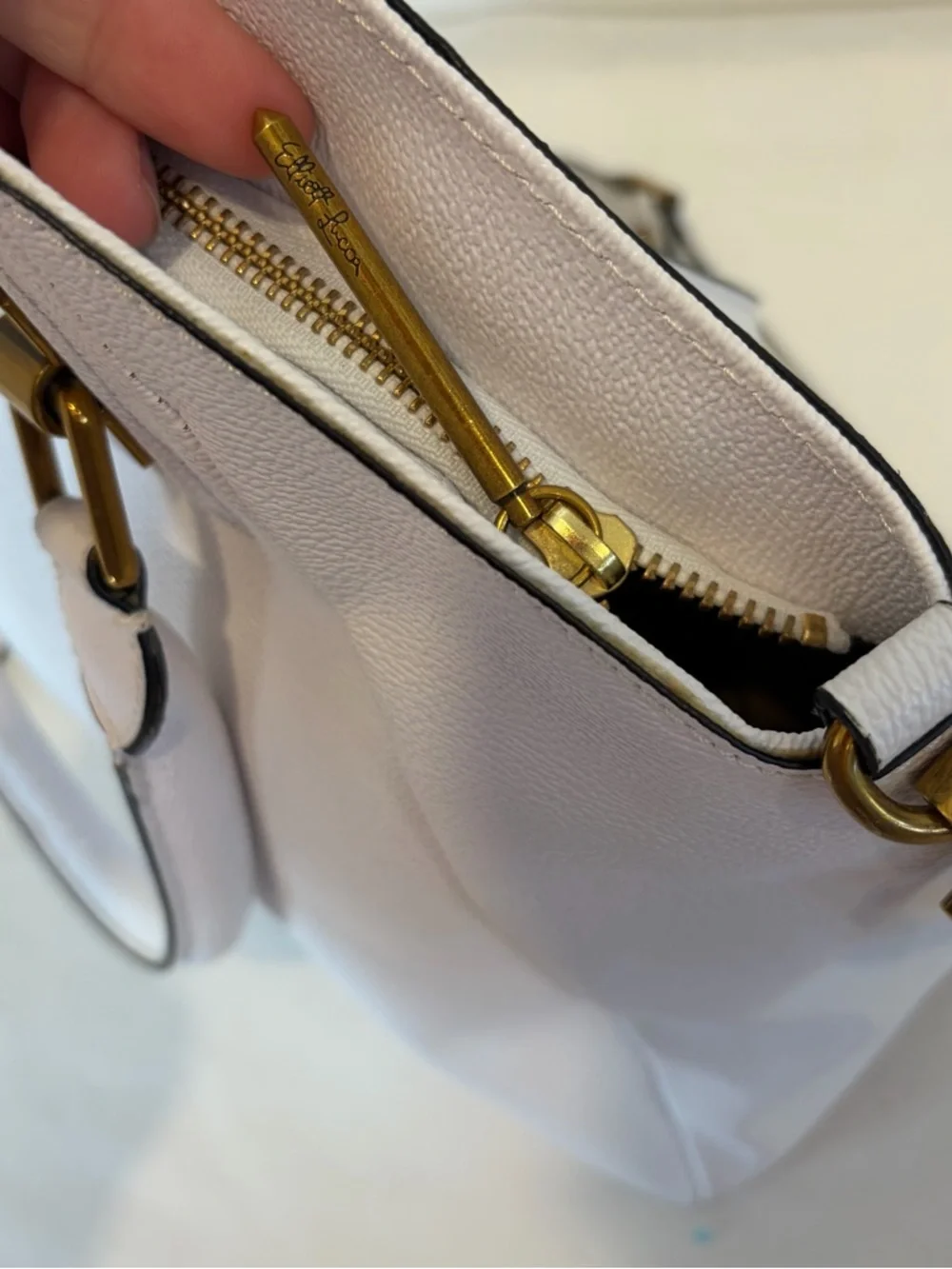 Elliot Lucca  Vegan Leather Peacock Satchel